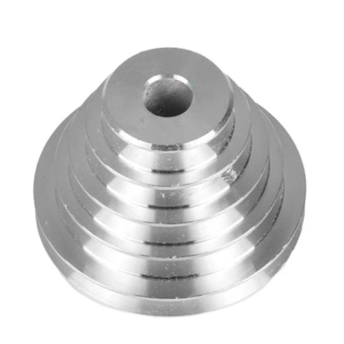 Shaped timing belt pulley - v,