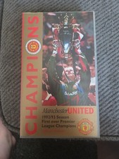 Manchester United - Champions - The Official 1992/93 Season Review VHS Video