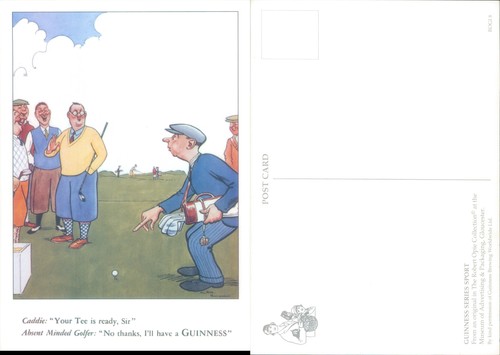 Golfing humor with - , guinness