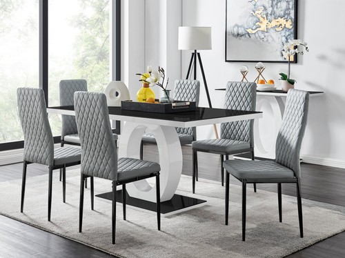 Giovani white gloss black - giovani,