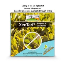 Box Hedge Caterpillar Organic Killer (XenTari) for 30 sq. Meters - Fast Delivery