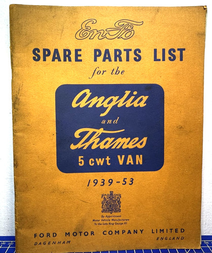 Factory parts manual book - manual,
