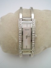 OASIS WATCH WOMENS B438 STAINLESS STEEL BRACELET CRYSTALS QUARTZ GENUINE