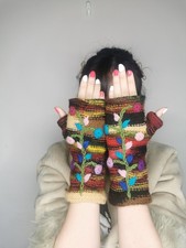 Glove HandKnitWool Ski