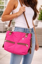 Big Buddha Pink Nylon Shoulder