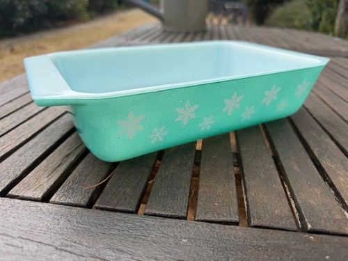 Pyrex vintage blue - vintage, white