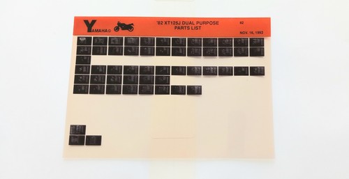 Yamaha enduro 125 parts - yamaha,