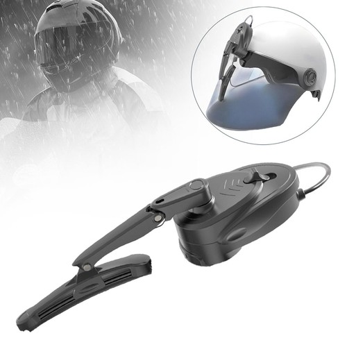 Motorcycle helmet wiper semi - helmet,