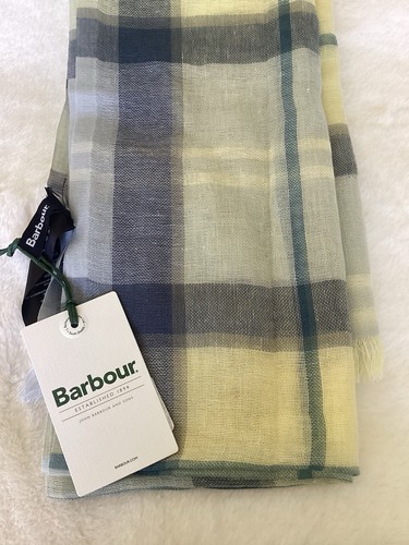 Barbour scarf welton blue - welton,