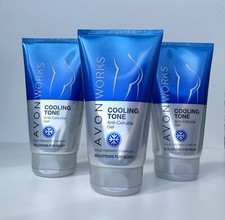 Avon Works 3x Cooling Tone Anti-Cellulite Gel Cold Therapy Complex Discontinued