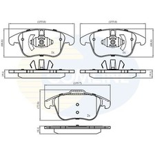 Brake Pads Set For Ford Mondeo