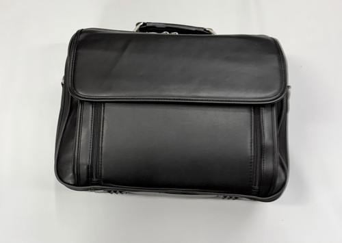 Vintage black genuine leather - genuine,