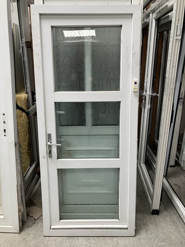 White upvc used - used, door