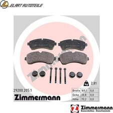 Brake pad set disc - pad,