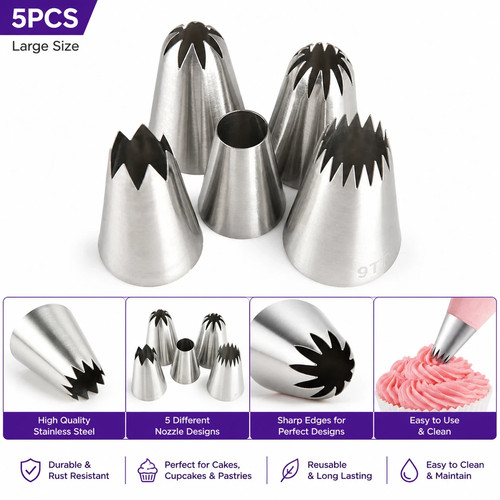 Large size icing piping - 5x,
