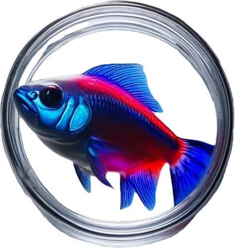 Neon tetras fish - neon, is