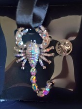 Butler and Wilson Scorpio brooch pin