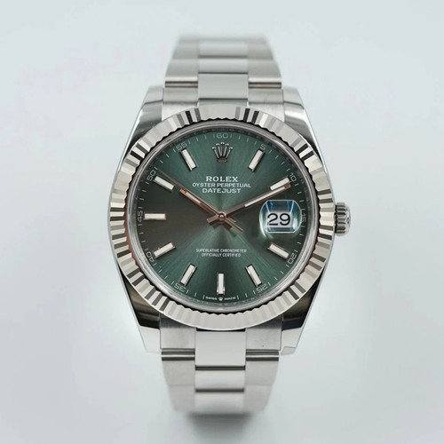 Rolex datejust 126334 green - datejust, 41