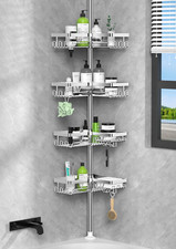 Kegii Shower Caddy - Telescopic Shower Storage Corner Bathroom Caddy, Adjustable