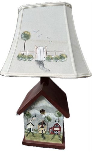 Bird house table lamp - bird,