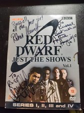 Red Dwarf Cast Signed DVD box