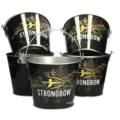 Strongbow metal ice bucket - metal,
