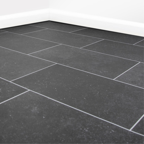 Tile effect vinyl flooring - tile,