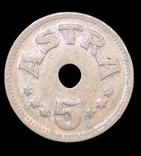  Yugoslavia Token Astra 5 In