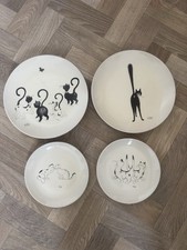 Dubout Clouet - Set Of 4 Cat
