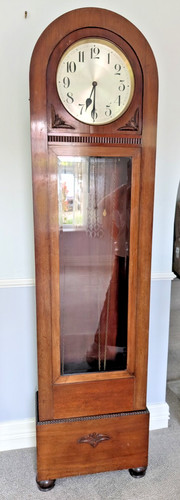 Vintage dufa grandfather clock - vintage,