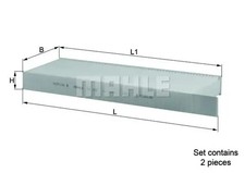 Cabin filter Particulate