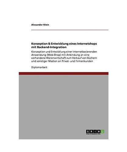 Konzeption entwicklung eines - konzeption, &