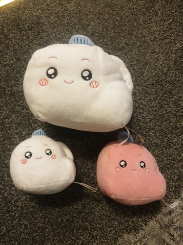 Lanky box plush soft toys - box, x3