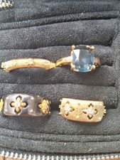 4 Costume Jewllery Assorted Rings...