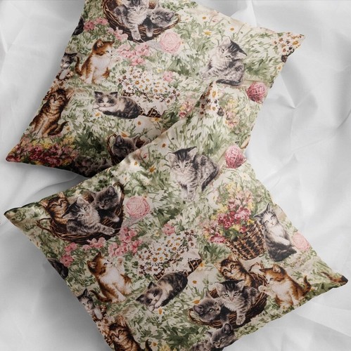 Vintage floral cushion - vintage,