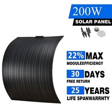 200W Full Black Flexible Solar