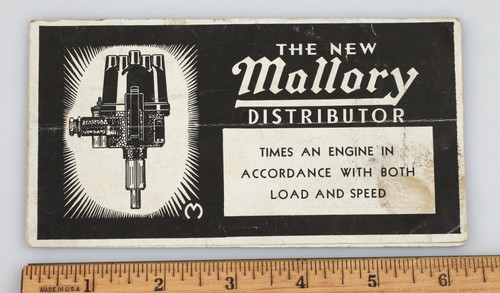 Vintage mallory electric - vintage,