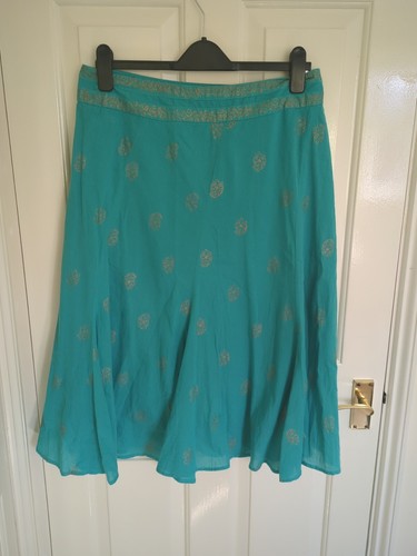 Anokhi turquoise gold indian - gold,