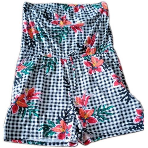 Ladies check floral print - ladies,