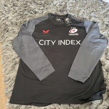 Saracens Castore Black Grey