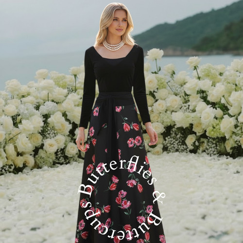 Gina bacconi long maxi - gina, dress