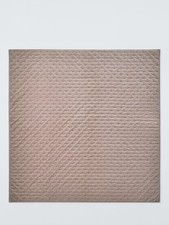 John Lewis 100% Cotton Velvet Quilted Bedspread 220cm - Rosa (Discoloured/Dusty}