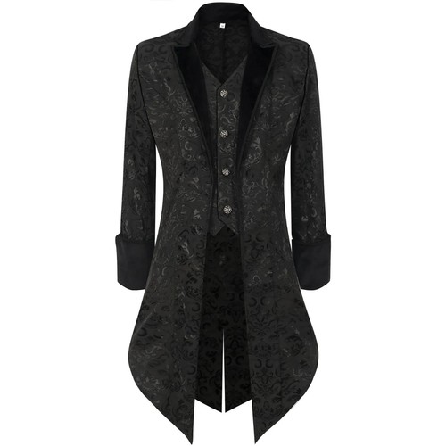 Men steampunk gothic tailcoat - steampunk,