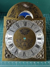 Vintage Grandfather Full Moon & Stars Clock Face 