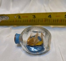 Vintage Miniature Ship In a