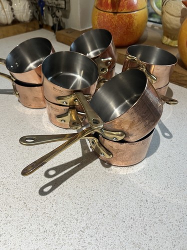Mauviel mini copper pans - mini,