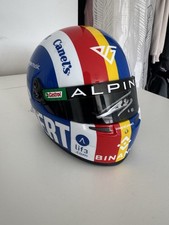 Pierre Gasly Signed 1/2 Scale Helmet Cevert Tribute 2023 US GP