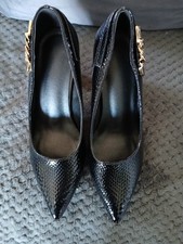 Ladies 3'' Heel Croc Effect