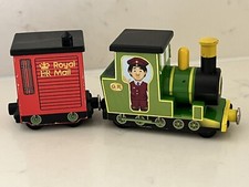 Postman Pat Vintage 2004 Corgi Die Cast Push Along Greendale Rocket Train & Post