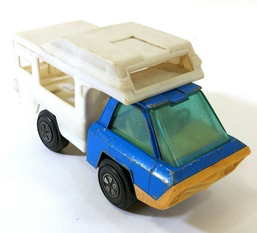 Vintage blue camper - blue, –